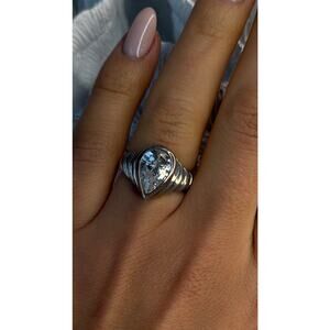 ESPO 925 Sterling Silver Cz Ring Size 6